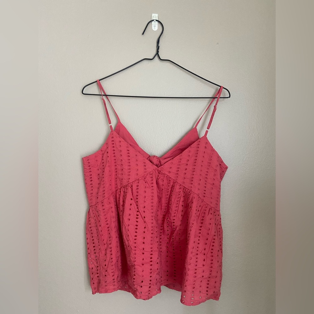 Ana tie-front tank top